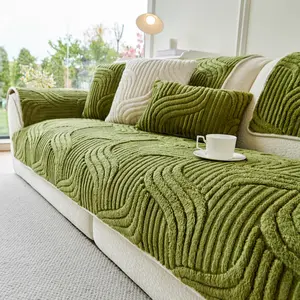 Luxury Fashion Sofa Cover, Anti-Scratch Non-Slip Washable, Pet Friendly Multiple Colors Available, Winter Contemporary Style