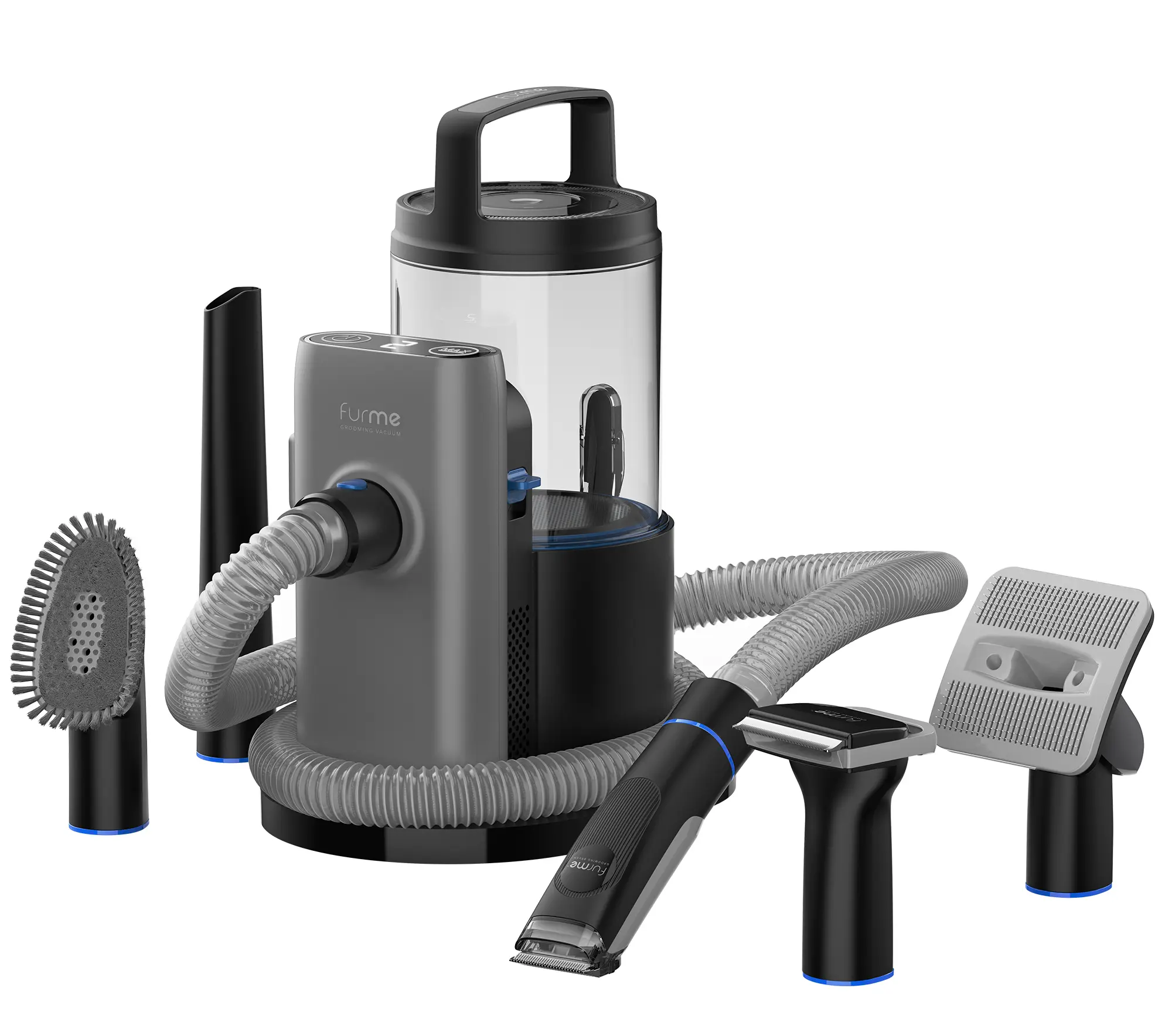 furMe 5-in-1 2L Professional PLUS Pet Grooming Vacuum Set furMe 5-in-1 2L Professional PLUS Pet Grooming Vacuum Set