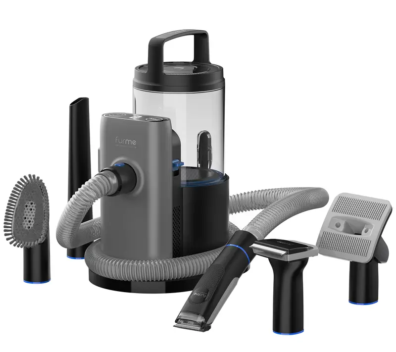 furMe 5-in-1 2L Professional PLUS Pet Grooming Vacuum Set