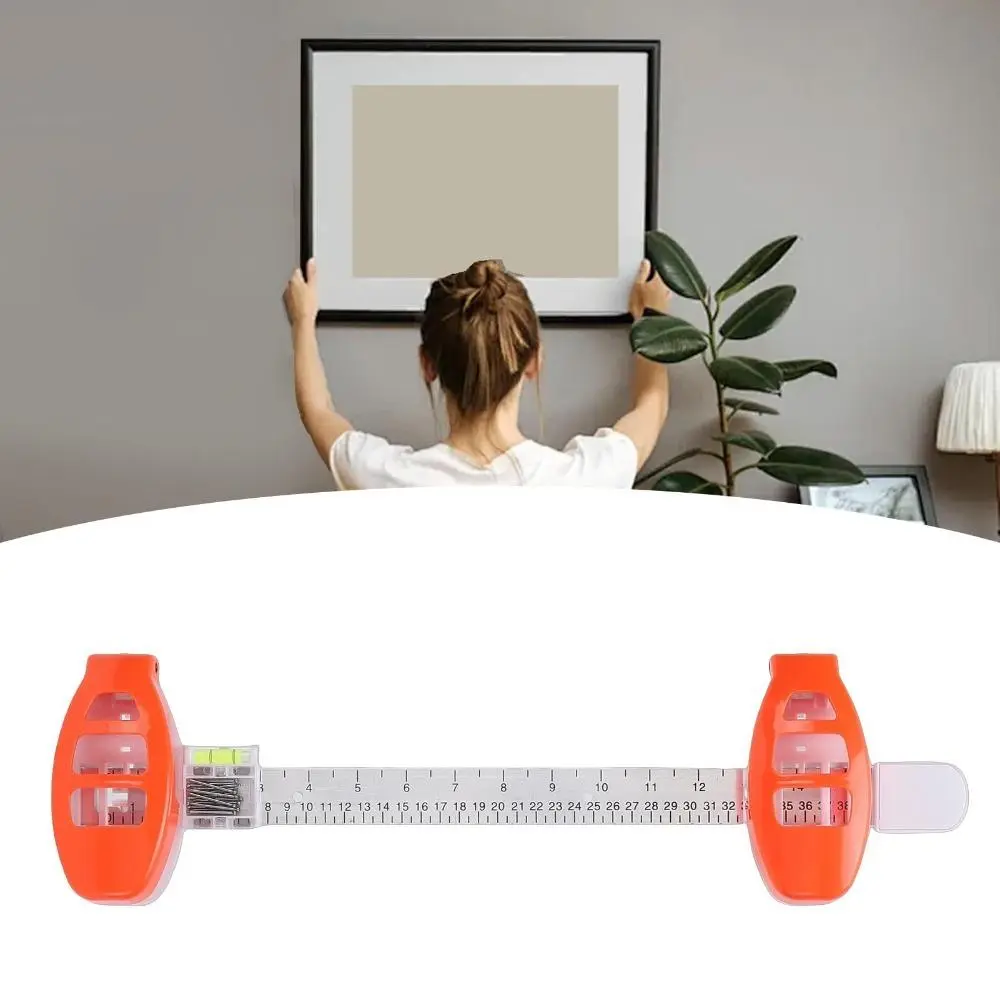 Picture Frame Hanging Alignment Kit - Level Tools, Nail Positioning Ruler, Angle Measuring Tool, Calipers, Micrometers for Home Wall Decoration, Hassle-Free Setup, Precise Positioning for Anyone Looking to Decorate Walls Accurately
