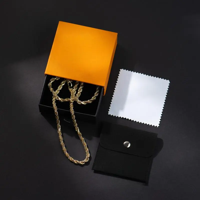 14K Gold-Plated Rope Chain Necklace for Men and Women,Upgraded Shine, Faceted Cut, Tarnish-Free, 6mm/8mm, 22"/24" Jewelry 14K Gold-Plated Rope Chain Necklace for Men and Women,Upgraded Shine, Faceted Cut, Tarnish-Free, 6mm/8mm, 22"/24" Jewelry