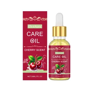 OceAura Cherry Care Essential Oil Gentle Moisturizing Hydrating Massage Oil for Supple Skin 30ML Cherry Scent