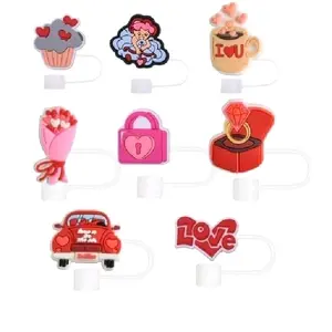 1 Piece Love Vibes Straw Topper