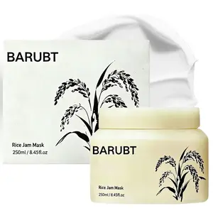 Rice Jam Mask | Korean Rice Brightening & Hydrating Wash-Off Face &Body Mask | Gentle Exfoliating, Glow &Smooth Skin Care Lightweight MoisturizingRadiant Sensitive Skin 5.29oz