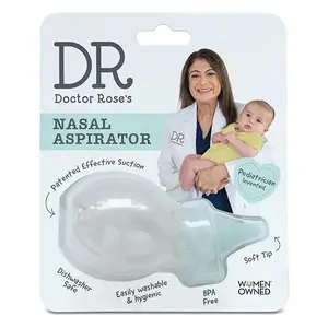 Dr. Rose's Baby Nasal Aspirator | Continuous Suction | Hygienic | Dishwasher Safe | Doctor Invented | Infant Booger Sucker