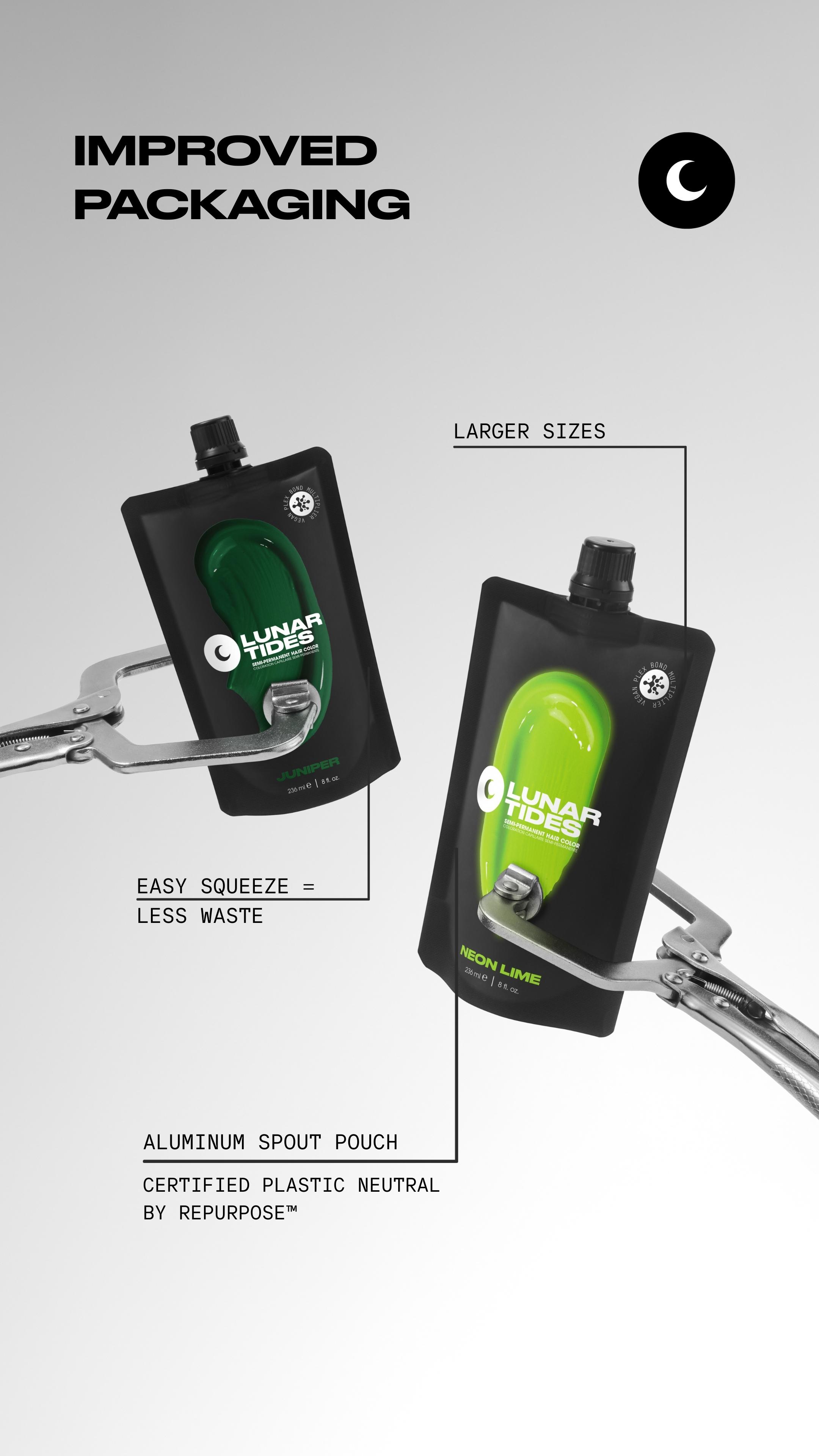 Lunar Tides Hair Color - Smokey Purple Grey Based Violet Semi-Permanent Hair Dye Vegan Cruelty-Free