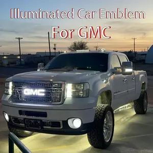   27.8*6.3cm /10.94*2.48in Fits GMC Emblem Upgrade |   For Sierra 1500/2500HD/3500HD, Yukon/XL, Savana |   GMC LED Illuminated Emblem |   Car Modification & Badge Upgrade