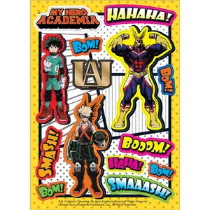 My Hero Academia - Onomatopoeia Group Sticker Set 5"X7"