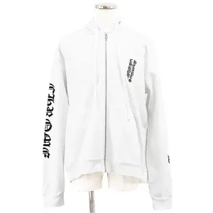 Pre-owned Chrome Hearts Cotton Small Leather Goods Zip Up Hoodie