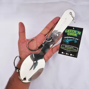 The Catch 'n Cook: 304 Stainless Steel Spoon Jig (Fish and Eat with It)