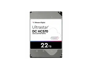 HGST Ultrastar DC HC570 0F48154 22 TB Hard Drive - 3.5" Internal - SATA (SATA/600) - Conventional Magnetic Recording (CMR) Method - 7200rpm - 512e Format