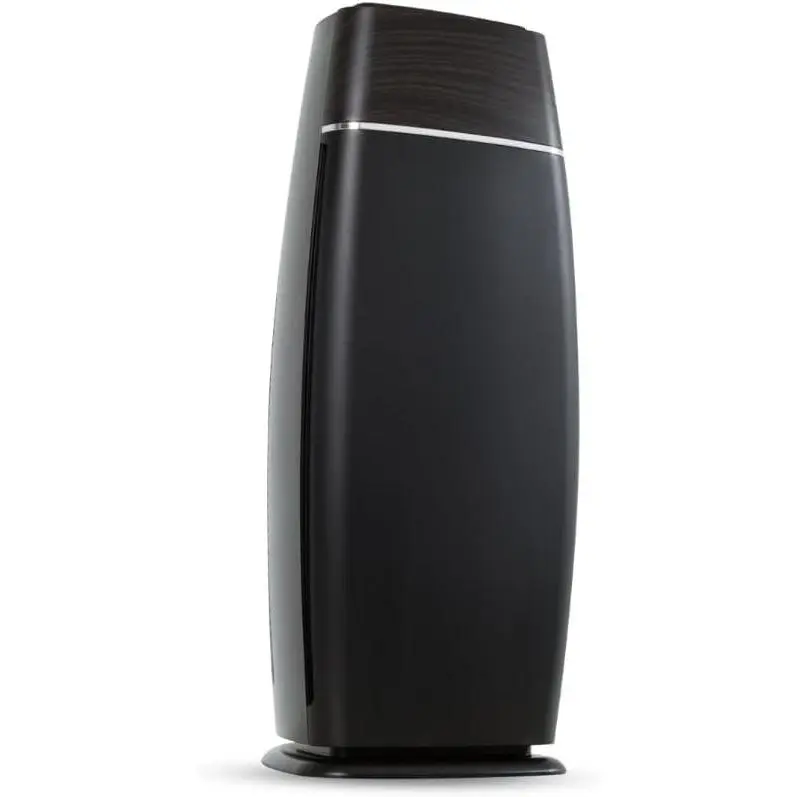 LP260TH-B Series True HEPA Digital Tall Tower Air Purifier - Timer, LED Light, Synthetic Filter, Energy-Certified, Allergy Relief for Bedroom, Captures Pollen, Mold, Dust - Mahogany/Black, Led Lights, Digital Control Panel, Hepa Filter