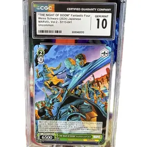 BRAND NEW Weiss Schwarz The Fantastic Four MARVEL CGC GEM 10