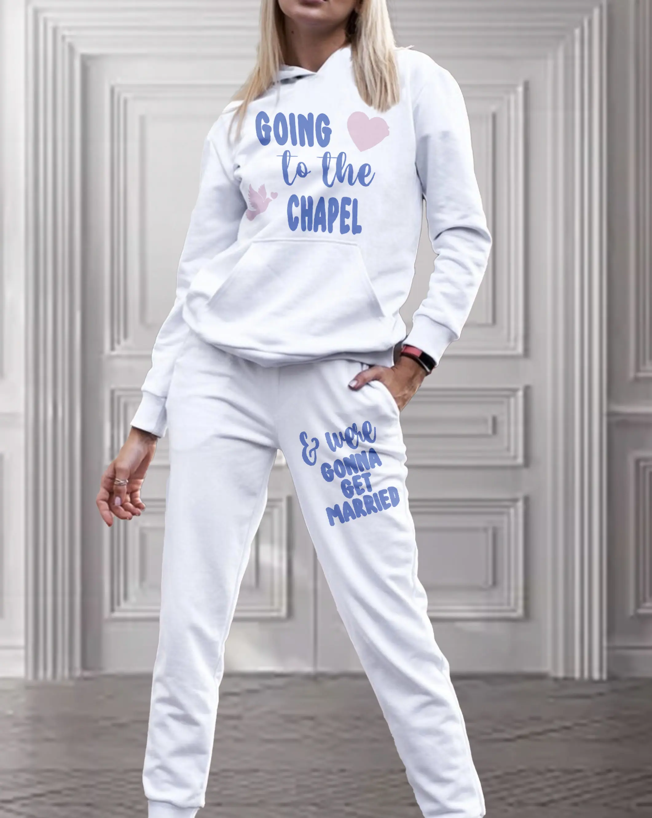 joggre and hoodie set for bride to be