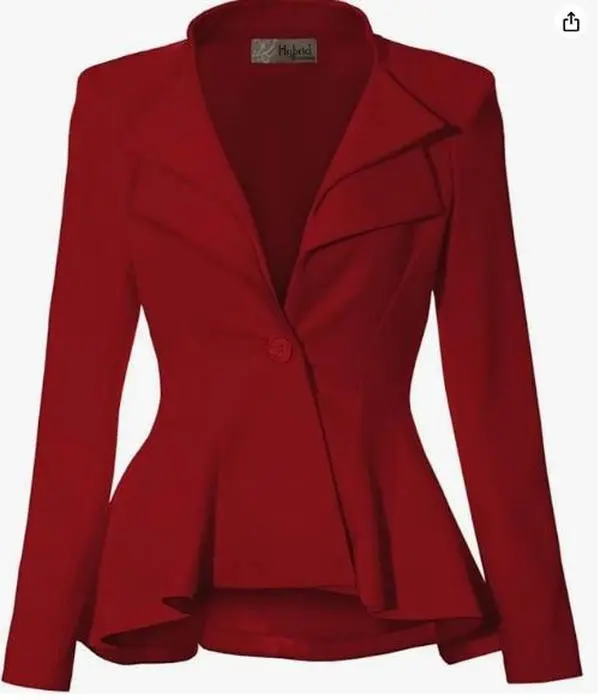 Double Notch Lapel Blazer