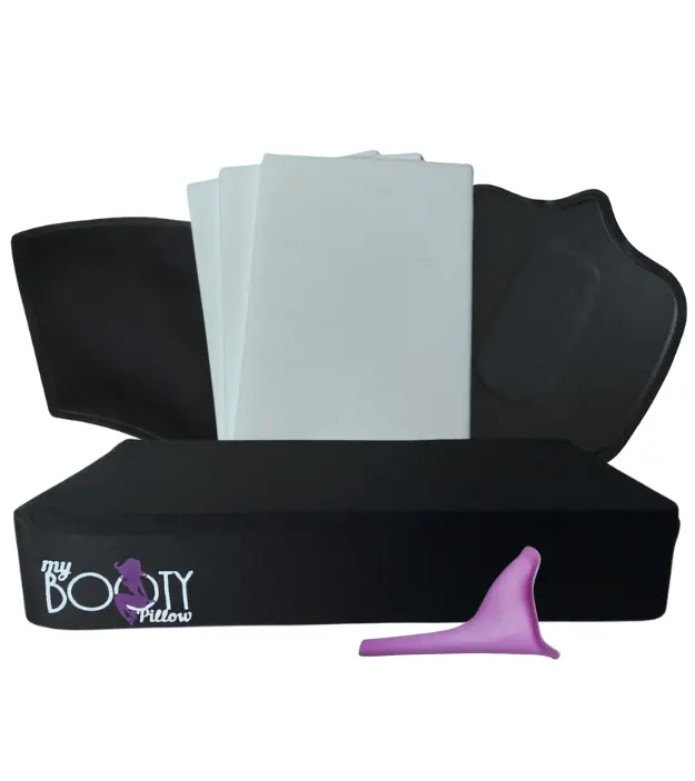 BBL Post Op Recovery Kit – BBL Pillow, Ab Board, Lumbar Board, Lipo Foams & Female Urinal | BBL Essentials Post Surgery Supplies