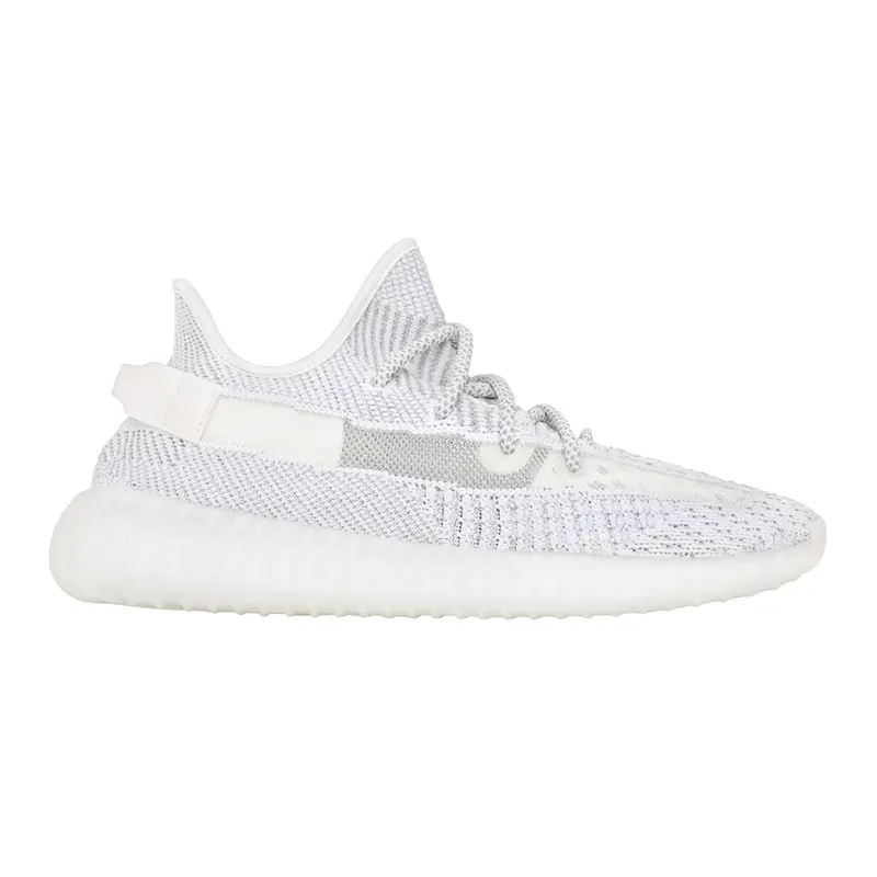 adidas Mens Yeezy Boost 350 V2 Lace Up Sneakers Shoes Casual - White