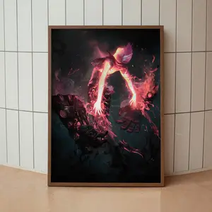 Vi Wall Art, Arcane Vi Poster, League of Legends, Arcane Movie Poster, Vi Poster, Tv Series Poster, Vi Fan Gifts, Video Game Decor