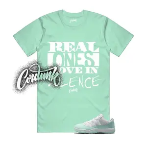 Unisex T-shirt to match Jordan 11 Igloo White Mint Green - REAL. 100% Cotton for Casual Wear. Comfortable Summer Unisex T-Shirt to match Jordan Sneaker. Streetwear Style. urban outfitters