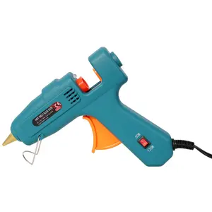 Dual Temperature Hot Glue Gun Kit, Professional Adjustable Hot Melt Glue Gun with 30Pcs High Viscosity Glue Sticks and Black Storage Bag, Fast Heating No Drip Thermo Glue Gun for DIY Craft, Household Repair, Office & Industrial Use
