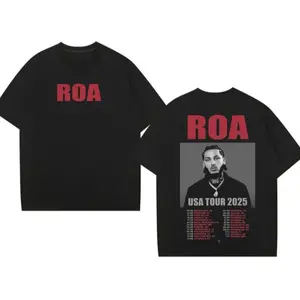 ROA Tour Tee 2025 – Vintage Hip-Hop Style Concert Shirt