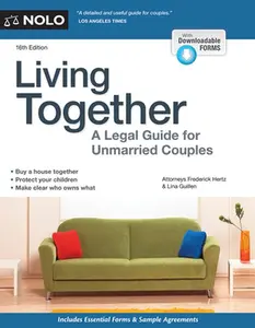 USED-Living Together: A Legal Guide for Unmarried Couples by Hertz, Frederick (Paperback)