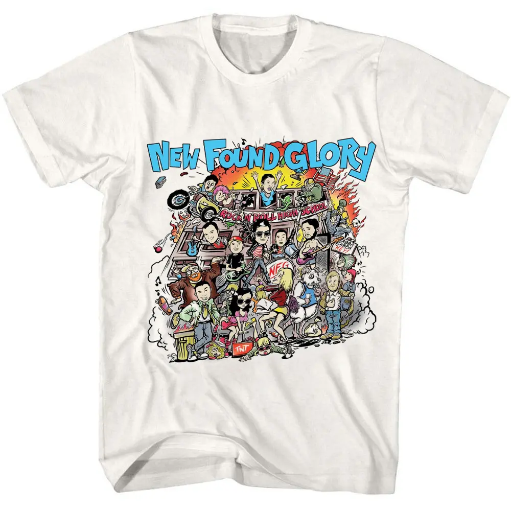 New Found Glory All Downhill from Here Pop Punk Vintage Tee HY7470