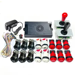 9800 in 1 Saga DX Special Version Arcade Board DIY KIT Up to 4 Players Support 3D Games Joystick Buttons Harness Cable
