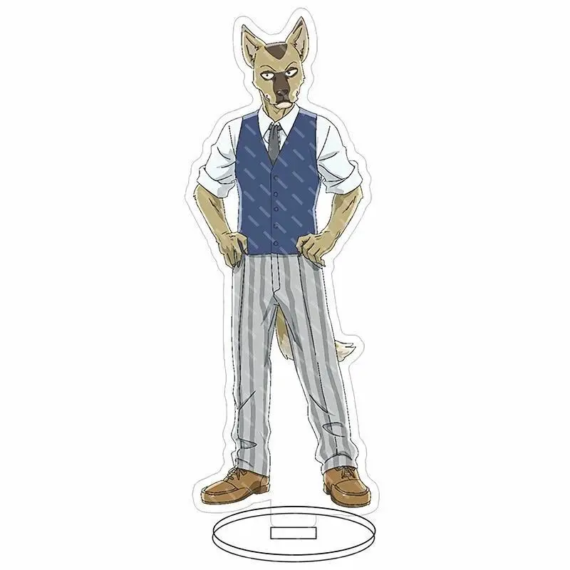 Fun BEASTARS Character Standing Sign Anime Figure Legoshi Louis Haru Double-Sided Acrylic Stand Model Desk Decor Props Gift Toy