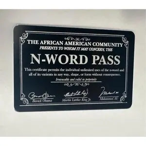 rican Cross-Border New Wood Carving N-Word Pass Pendant Living Room Decorations Creative Gifts Home Decor Carved Artwork