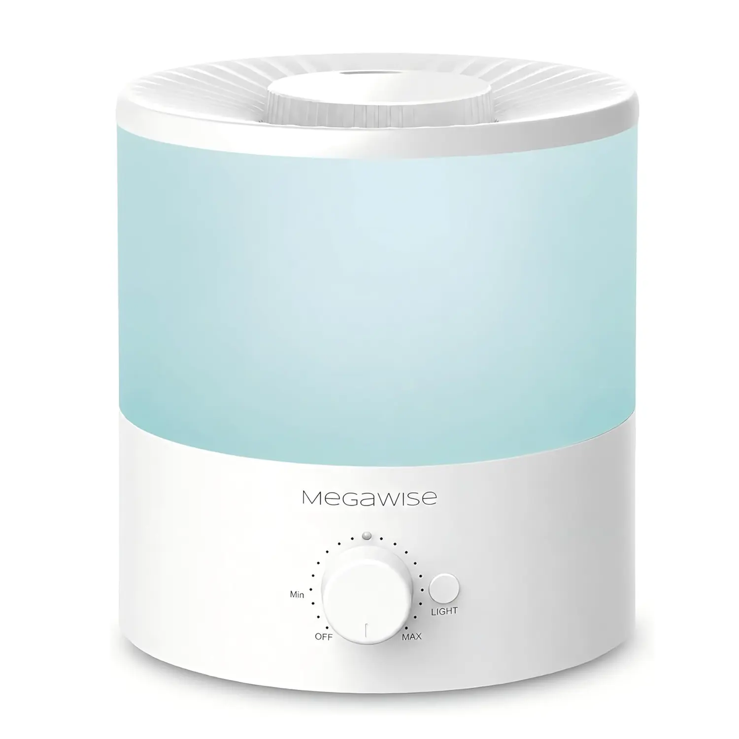 MEGAWISE 1.5L Ultrasonic Cool Mist Room Humidifier - Noiseless, Adjustable Mist Output, Auto Shut-Off for Bedroom, Baby Room, Home & Office Use, Noiseless Humidifier sohochic Silent Spray Humidifier Home Travel Humidifier