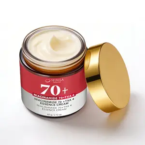 Niacinamide Face Cream 70+, 60g, Moisturizes and Brightens Skin, Easy to Use and Portable, Deep Hydration, Ideal for Travel