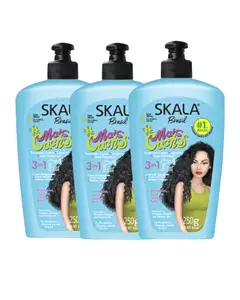 SKALA - Mais Cachos Travel Size Bundle - 3 Bottles of 250G each SKALA - Mais Cachos Travel Size Bundle - 3 Bottles of 250G each