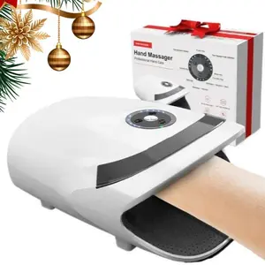 Graphene Hot Compress Hand Massager, Airbags Squeeze 3 Modes 5 Levels, Rechargeable Hand Wrist Palm Massager for Arthritis and Carpal Tunnel, Gift for Mom, Usb Rechargeable Massagers