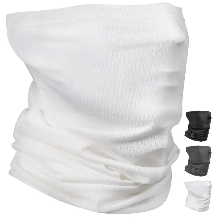 Unisex Ultra-Breathable Summer Neck Gaiter Face Mask Scarf - Waterproof, Windproof, UV Protection, Adjustable Drawstring Fashion Accessory, Ideal Gift for Family, Friends