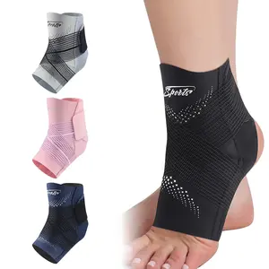 1Pcs Adjustable Ankle Support Brace for Men Women Breathable Brace