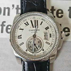 Calibre de Cartier 42 Stainless Steel Silver Dial – Ref. W7100037 /3081