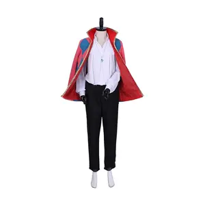 Anime Men's  with Necklace Full Set Jacket Coat Cosplay Costume
