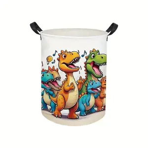 1 Piece Fun Cute Dinosaur Foldable Storage Box, Dirty Clothes Laundry Basket, Laundry Basket Organizer, Gift Basket, Bedroom, Clothes, Shelf Basket