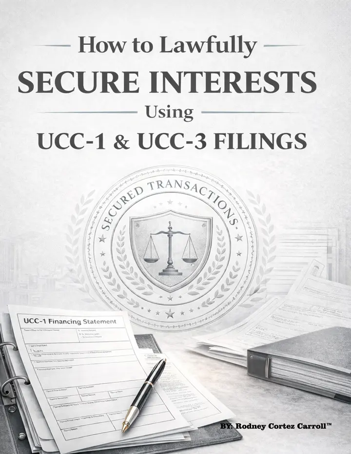 How to Lawfully Secure Interests Using UCC-1 & UCC-3 Filings - Paperback Book