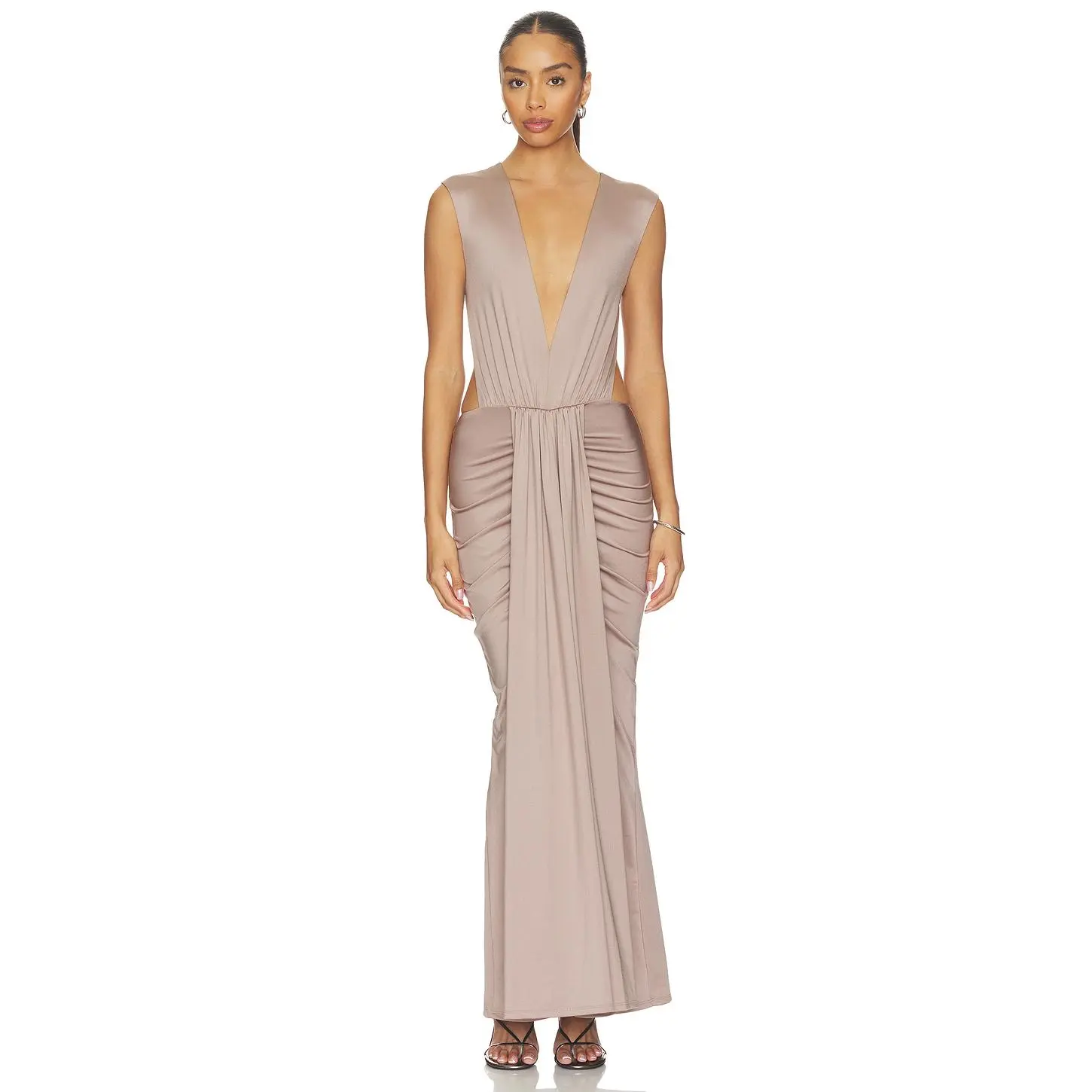 superdown Brisa Maxi Dress in Mocha