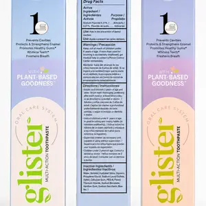2 pcs glister toothpaste