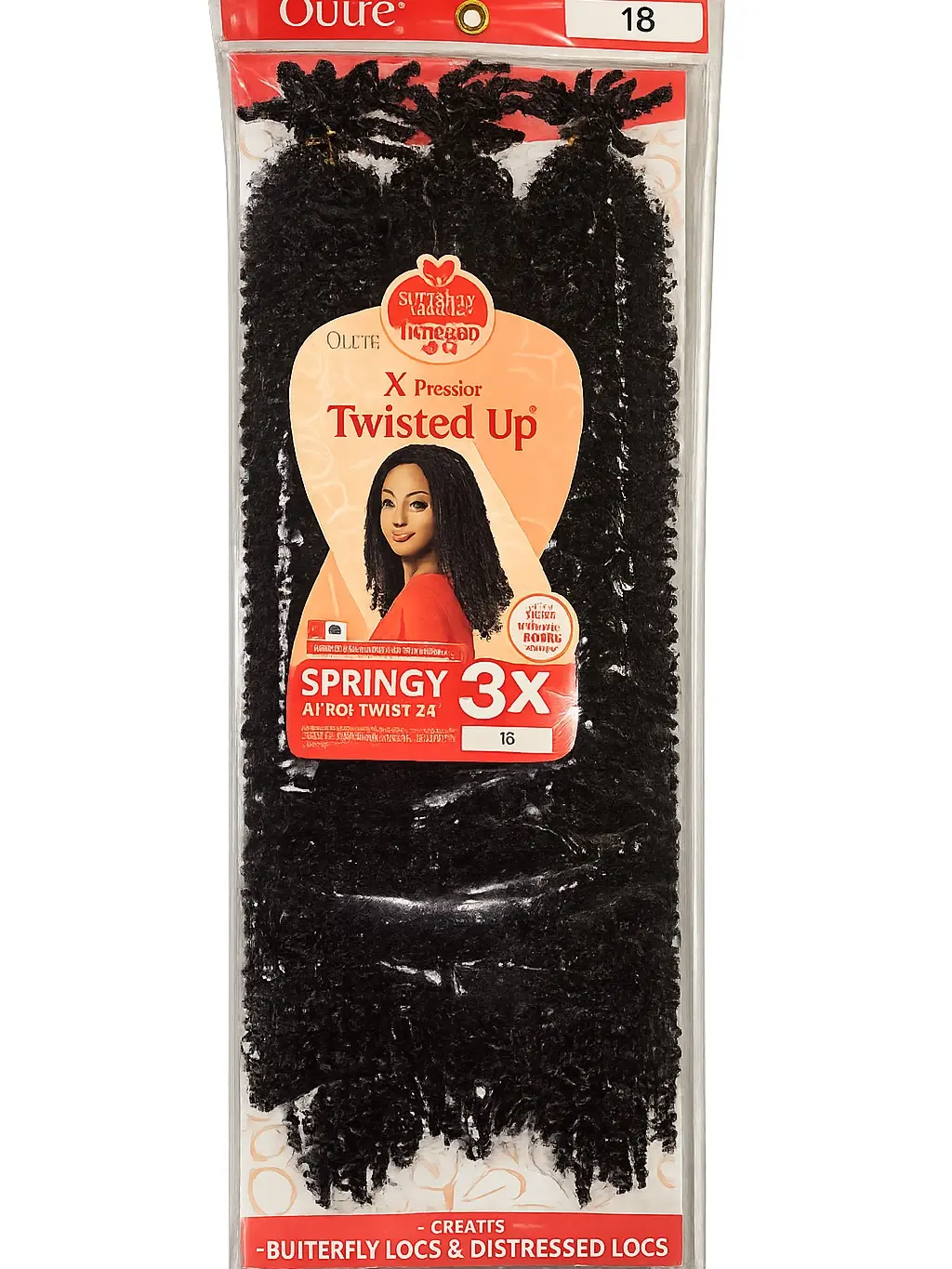 3X Braid hairstyle twisted synthetic