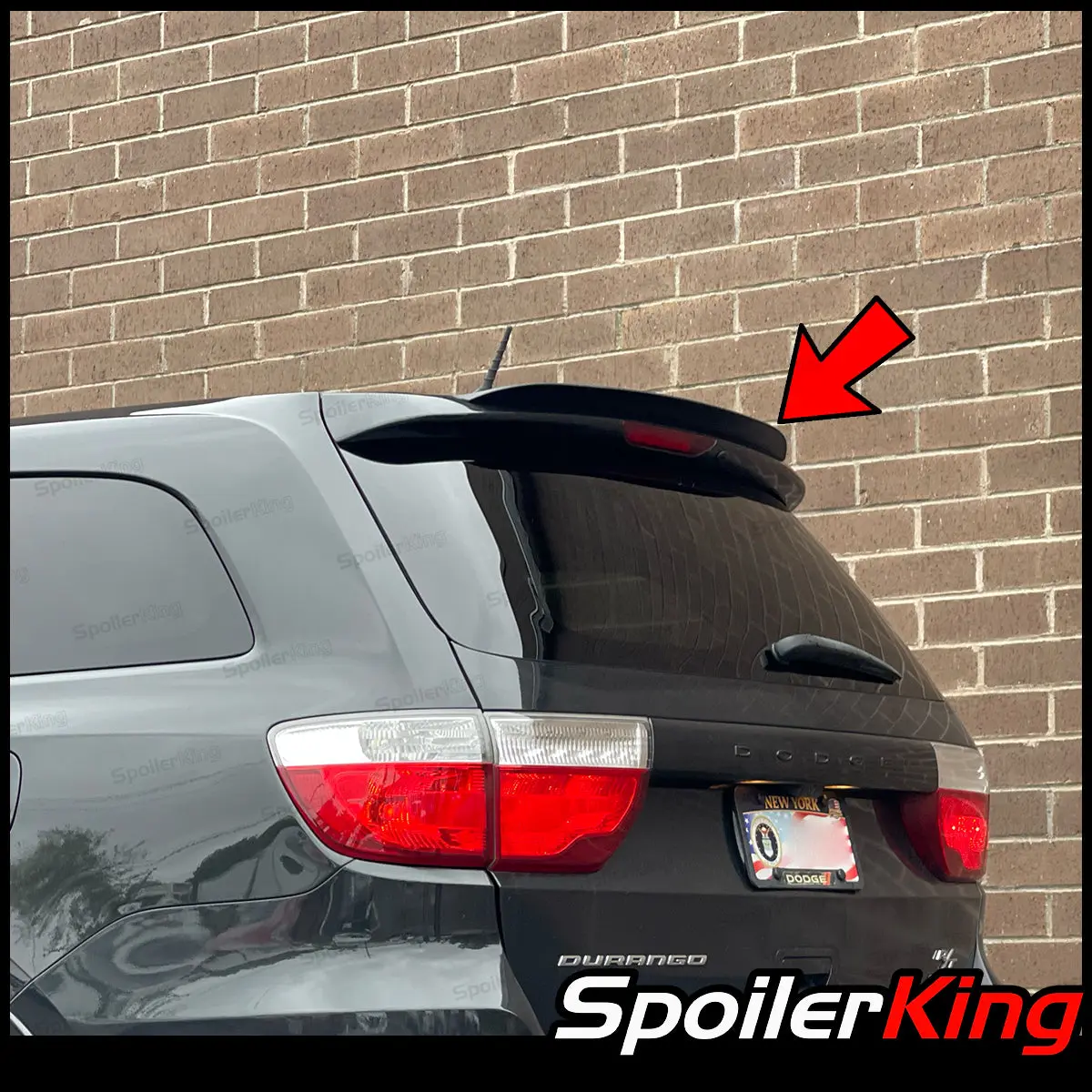 Dodge Durango 2011-present Add-on Rear Roof Spoiler Short Version (284G), Car Rear Spoiler, Auto Accessories