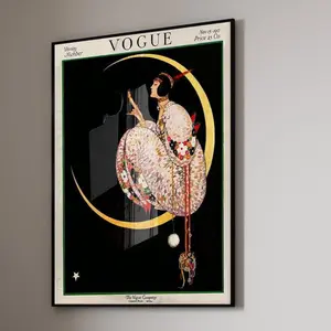 Vintage Vogue Magazine Cover November 15 1917 Fashion Beauty Wall Art Retro Poster Gift Idea for Home Decor Collectors and Fashion Lovers