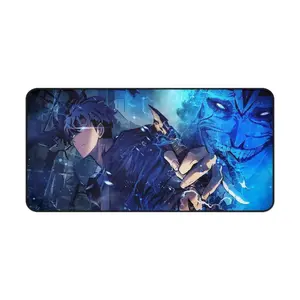 Solo Leveling, Anime Desk Mat - Sung Jinwoo, Gamer Gift, Computer Mouse Pad, Stylish Workstation Decor, Unique Office Supplies