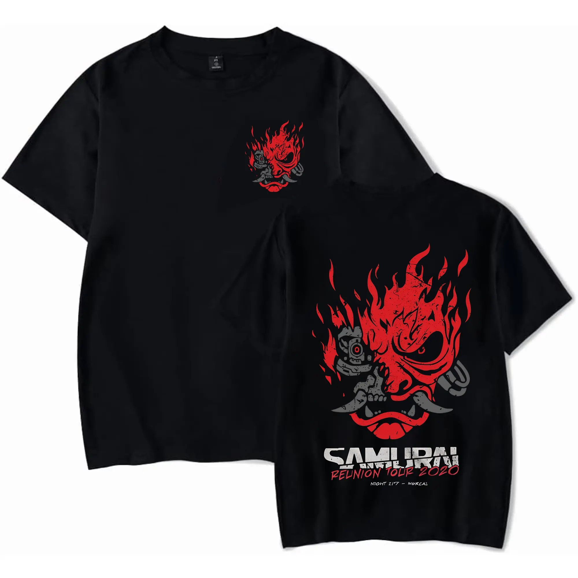 Unisex 2026 New Cyber‑Punk‑Inspired Oversized Heavy‑Cotton Graphic Tee, Warrior‑Band‑Motif Street‑Style Top, Novelty‑Gift For Game‑Lovers Daily Casual Wear