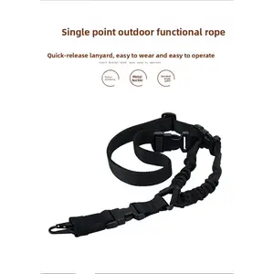 Outdoor American single point tactical gun rope nylon oblique span tactical harness water bullet gun tactical belt rope spot