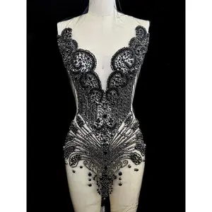 Alberta Rhinestone Bodice Applique