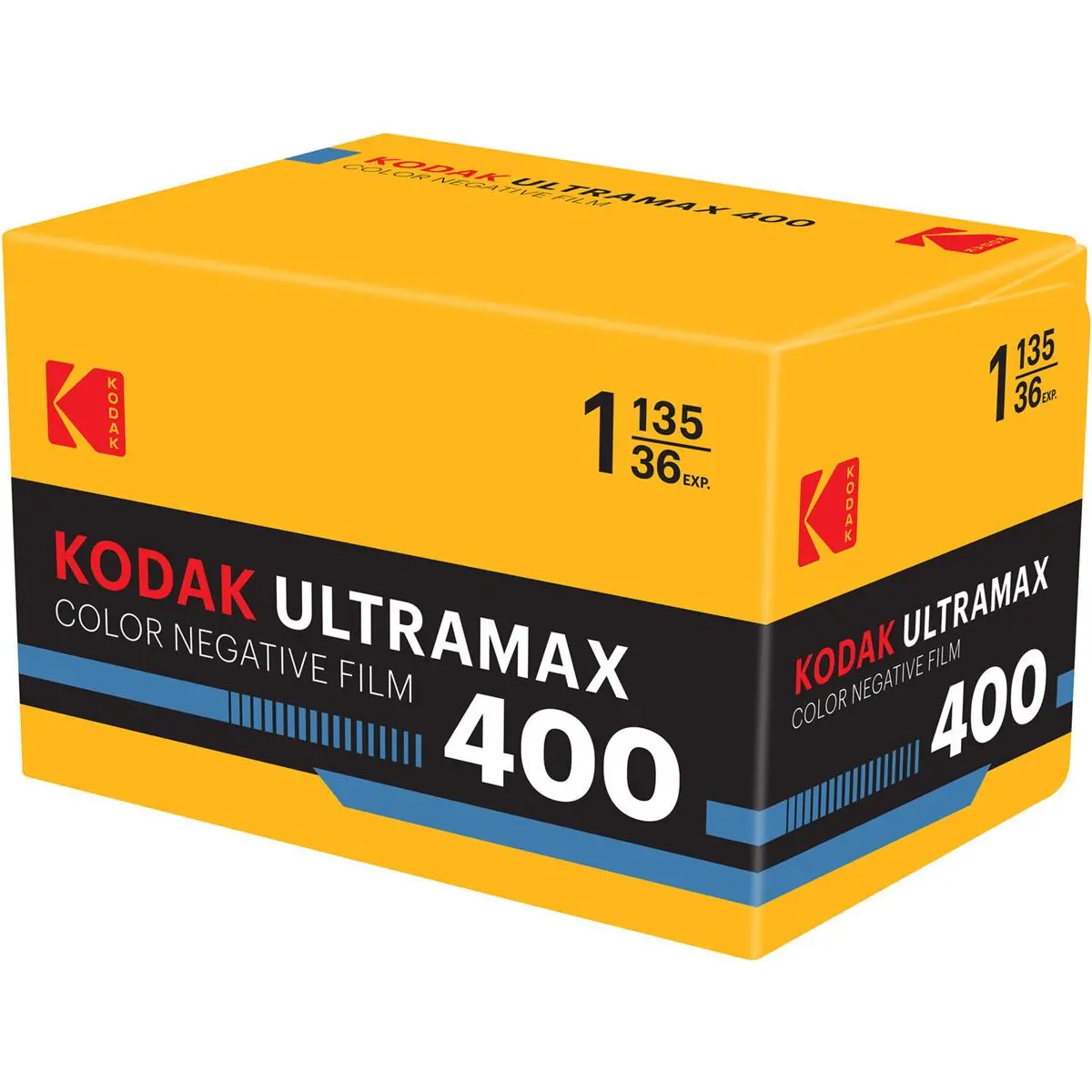 Kodak UltraMax 400 Color 135 Negative Roll Film - 36 Exposures, Compatible with Film Cameras, Ideal for Flash Photography, Camera